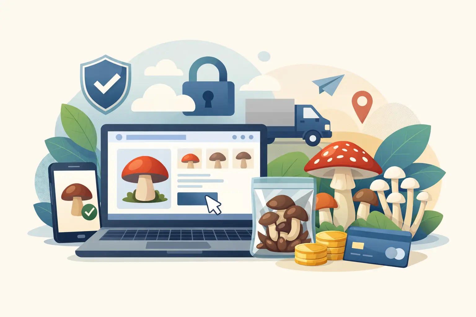 Buying Mushroom Strains Online Safely